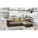 Eltap Newark Berlin/Soft Corner Pull-Out Sofa 57x237x90cm, Beige (Na18)