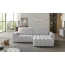 Мягкий угловой диван Eltap Bonett Soft с выдвижным механизмом, 175x250x92 см, белый (Bon_46)