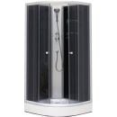 Aqualine OW-MS07 90x90cm Asymmetrical Shower Cabin (With Shelf) Smooth White (L01MS07BK)