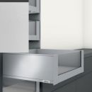 Blum myLegrabox C-Pure Внутренний выдвижной ящик с дизайнерским элементом, 550 мм, уголь/нержавеющая сталь (53.55.05.68)