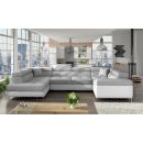 Eltap Letto Sawana/Soft Corner Pull-Out Sofa 58x340x90cm, Grey (Le_58)