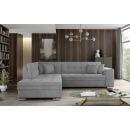 Eltap Pieretta Paros Corner Pull-Out Sofa 58x260x80cm, Grey (Prt_08)