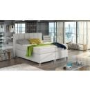 Eltap Basilio Continental Bed 180x200cm, With Mattress, White (BBO_09_1.8)