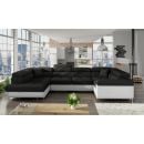 Eltap Letto Sawana/Soft Corner Pull-Out Sofa 58x340x90cm, Black (Le_18)