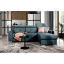 Eltap Fresia Monolith Corner Pull-Out Sofa 176x247x104cm, Blue (CO-FR-RT-76MO)