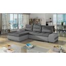 Eltap Ottavio Soro/Soro Corner Pull-Out Sofa 58x275x85cm, Grey (Ov49)