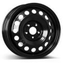 Car Steel Wheels 7x17, 5 Bolts, Black (9104)