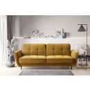 Eltap Bellis Retractable Sofa 220x90x83cm Universal Corner, Yellow (SO-BEL-45LO)