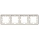 Siemens Delta Profile Surface-Mounted Frame 4-gang, White (5TG1774)