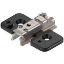 Blum Clip Mounting Plate 3mm, With Eccentric Screw, Black (173H7130 ONS)