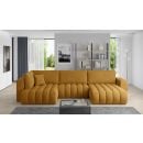 Eltap Bonito Cloud Corner Pull-Out Sofa 175x350x92cm, Yellow (CO-BON-RT-45NU)