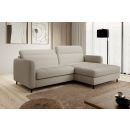 Eltap Gomsi Royal Corner Pull-Out Sofa 165x228x100cm, Beige (CO-GOM-RT-18ROY)