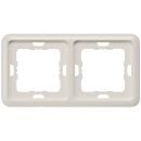 Siemens Delta Profile Surface Mounting Frame 2-gang, White (5TG1772)