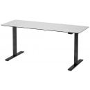 Martin Compact Electric Height Adjustable Desk 160x60cm Black/White (28-7036-X1)