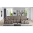 Угловой раскладной диван Eltap Bonito Savoi 175x350x92 см, коричневый (CO-BON-RT-07SA)