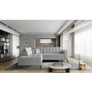 Eltap Lanvin Borneo Corner Pull-Out Sofa 210x260x93cm, Grey (CO-LAN-LT-04BO)