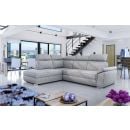 Eltap Loreto Berlin Corner Pull-Out Sofa 60x260x102cm, Grey (Lor_29)