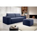 Извлекаемый диван Eltap 260x104x96 см универсальный угол, синий (SO-SILL-40SAV)