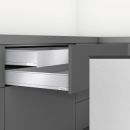 Blum myLegrabox M Inner Drawer, 500mm, Carbon/Inox (53.50.05.56)