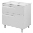 Sanservis Sky 80 bathroom sink with cabinet Elit 80, White (48829)