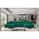 Eltap Vertizo Cloud Corner Pull-Out Sofa 170x350x93cm, Green (CO-VER-UV-NU35)