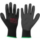 Work Gloves PU Soft Black