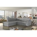 Eltap Elano Sawana Corner Pull-Out Sofa 65x212x90cm, Grey (EL29)