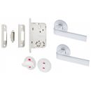 Valnes Magnetic Door Lock, Set, White (VAL2014MSETWCW)