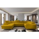 Диван Eltap Louis Loco угловой раскладной 202x347x92 см, желтый (CO-LOU-LT-45LO)