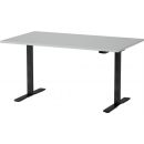 Martin Electric Height Adjustable Desk 140x80cm Black/Stone Grey (28-0712-10)