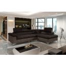 Eltap Eridano Monolith/Monolith Corner Pull-Out Sofa 202x275x90cm, Brown (ERI_22)