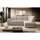 Eltap Siber Corner Pull-Out Sofa 186x270x93cm, Beige (CO-SIB-RT-18SO)