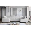 Eltap Escada Soft Corner Pull-Out Sofa 200x330x98cm, White (Esc_40)