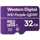 Western Digital WDD032G1P0C Микро SD карта памяти 32 ГБ, фиолетовая