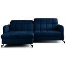 Eltap Lorelle Monolith Corner Pull-Out Sofa 160x225x105cm, Blue (Lore_32)