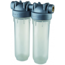 Atlas Filtri DP 10 Duo OT Sanic TS Water Filter Housing 10”