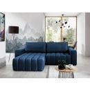 Eltap Bonett Solar Corner Pull-Out Sofa 175x250x92cm, Blue (Bon_59)