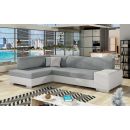 Eltap Fabio Cover/Soft Corner Pull-Out Sofa 167x268x73cm, Grey (F42)