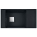 Franke Maris FSG 611-88 Fragranite Built-in Kitchen Sink, Matt Black (114.0627.323)