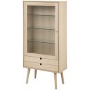 Home4You Century Display Cabinet, 36x72x143.5cm, Oak (AC64585)