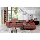 Eltap Anton Monolith Corner Pull-Out Sofa 203x272x85cm, Pink (An_79)