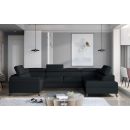 Eltap Escada Monolith Corner Pull-Out Sofa 200x330x98cm, Grey (Esc_35)