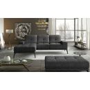 Eltap Torrense Berlin Corner Sofa 53x265x98cm, Black (Tor_41)