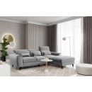 Eltap Foble Cloud Corner Pull-Out Sofa 196x267x100cm, Grey (CO-FOB-RT-04NU)