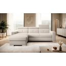 Eltap Fresia Inari Corner Pull-Out Sofa 176x247x104cm, Beige (CO-FR-LT-22IN)