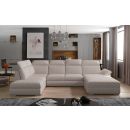 Eltap Evanell ArteA Corner Pull-Out Sofa 216x336x102cm, Beige (Evl_60)