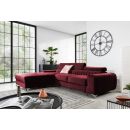 Eltap Grayson Loco Corner Pull-Out Sofa 205x275x98cm Violet (CO-GRA-LT-25LO)