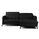 Eltap Lorelle Sawana Corner Pull-Out Sofa 160x225x105cm, Black (Lore_27)