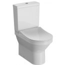 Vitra S50/60cm Toilet Bowl with Horizontal (90°) Outlet with Seat White 139798B0037202