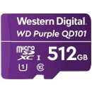Western Digital WDD512G1P0C Micro SD Memory Card 512GB, Violet